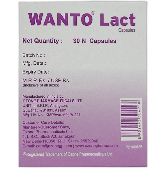 wanto lact capsule 30's